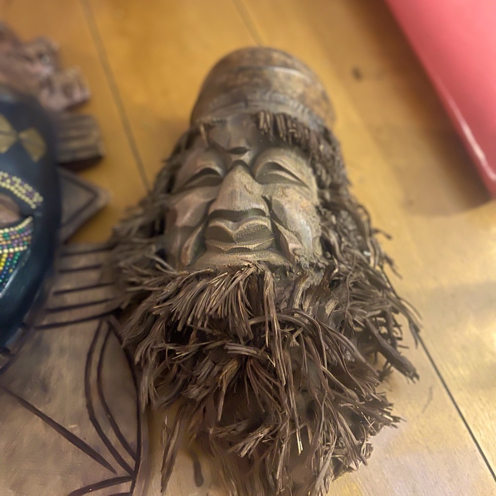 Decorative Tribal Hand Carved African Mask